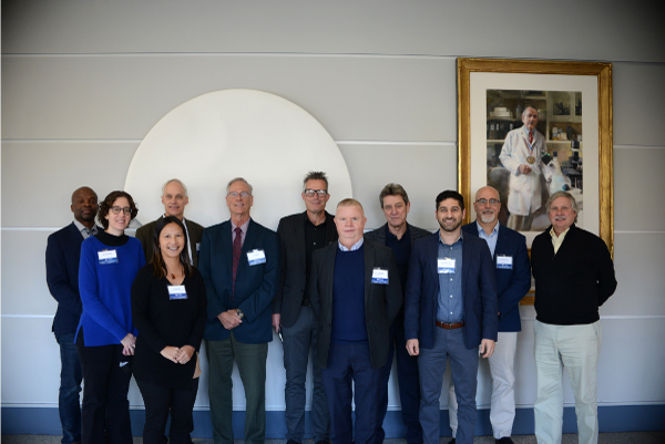 Organizing committee at the helminthology symposium.