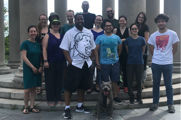 Members of the herbert lab outing.